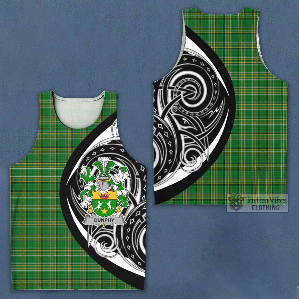Dunphy Irish Clan Men's Tank Top Celtic Circle Style - Tartan Vibes Clothing
