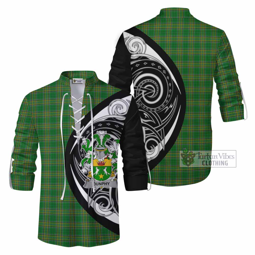 Dunphy Irish Clan Ghillie Kilt Shirt Celtic Circle Style - Tartan Vibes Clothing