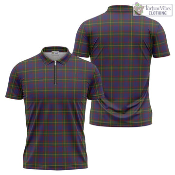 Durie Tartan Zipper Polo Shirt