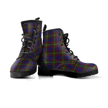 Durie Tartan Leather Boots