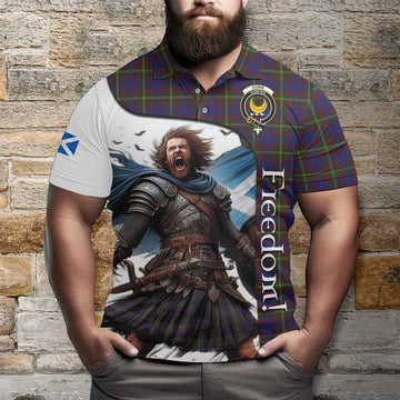 Durie Crest Tartan Polo Shirt Inspired by the Freedom of Scottish Warrior