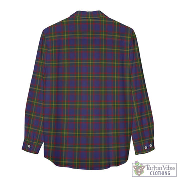 Durie Tartan Women's Casual Shirt with Family Crest