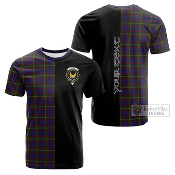 Durie Tartan Cotton T-shirt with Family Crest and Half Of Me Style Kid's Shirt - Tartan Vibes Clothing