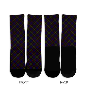 Durie Tartan Crew Socks Cross Tartan Style