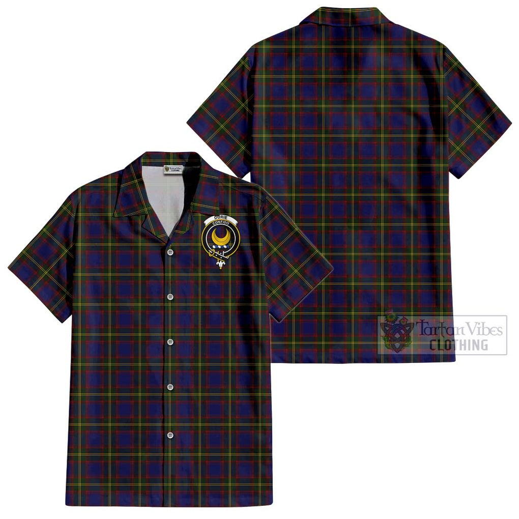 Durie Tartan Cotton Hawaiian Shirt with Family Crest Kid - Tartan Vibes Clothing