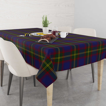 Durie Tartan Tablecloth with Family Crest