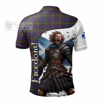 Durie Crest Tartan Polo Shirt Inspired by the Freedom of Scottish Warrior