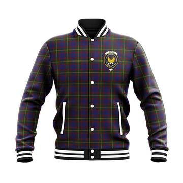 Durie Tartan Baseball Jacket with Family Crest