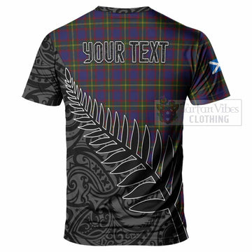 Durie Crest Tartan T-Shirt with New Zealand Silver Fern Half Style