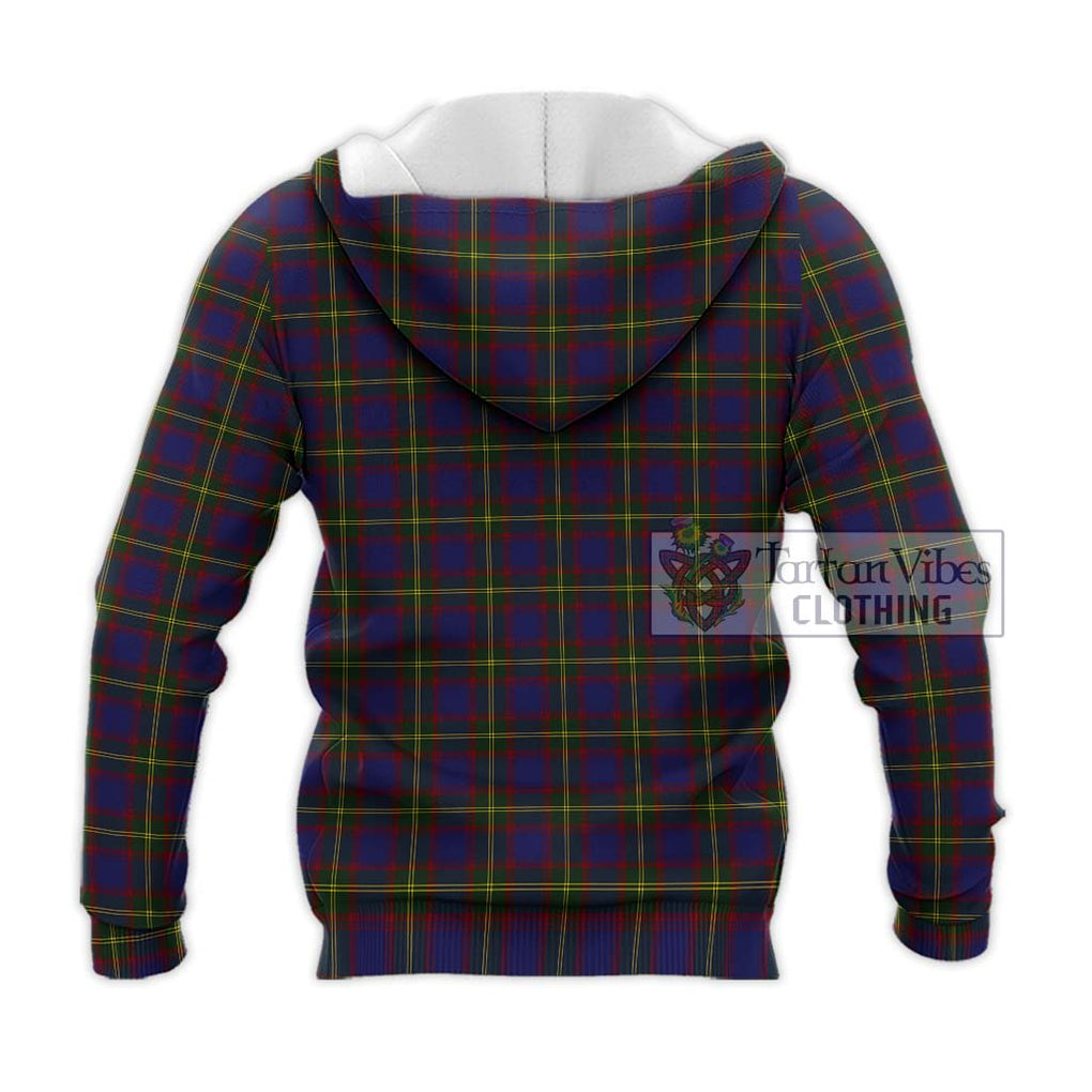 Durie Tartan Knitted Hoodie with Family Crest DNA In Me Style - Tartanvibesclothing Shop