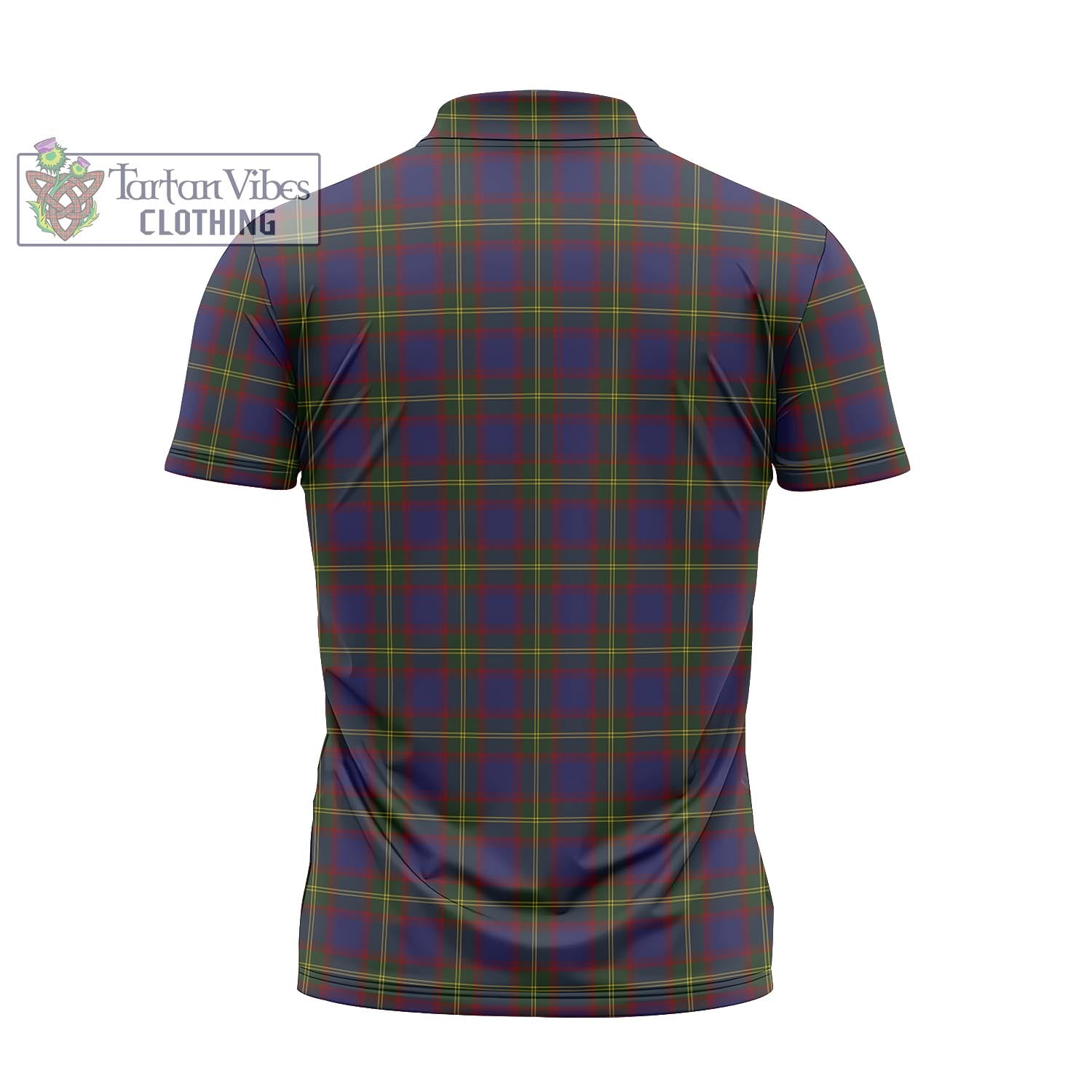 Tartan Vibes Clothing Durie Tartan Zipper Polo Shirt