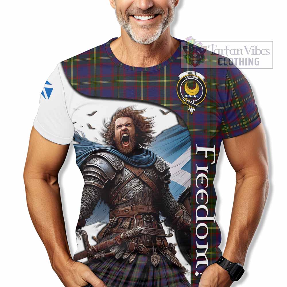 Durie Crest Tartan T-Shirt Inspired by the Freedom of Scottish Warrior