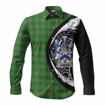 Durrant Irish Clan Long Sleeve Button Shirt Celtic Circle Style Men's Shirt S - Tartan Vibes Clothing