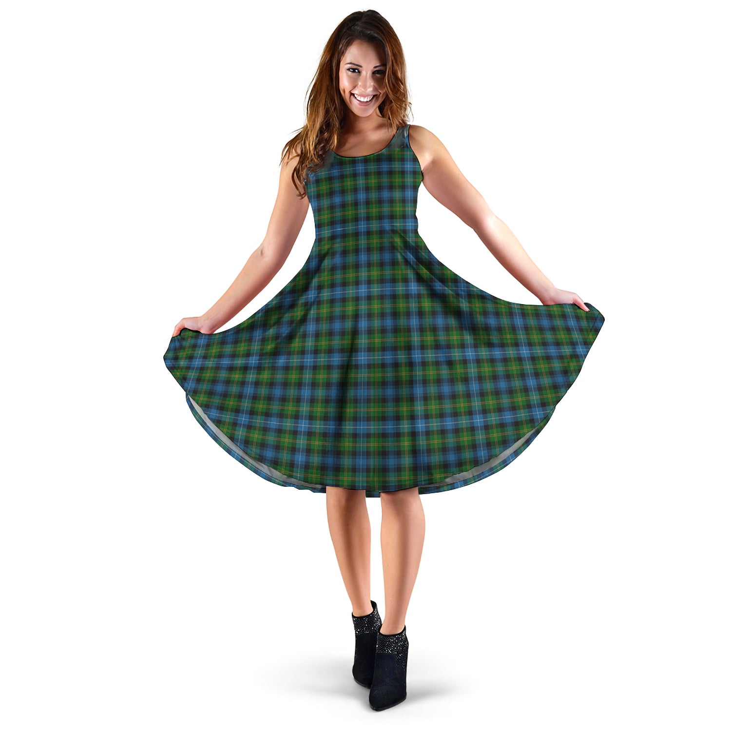 dyce-tartan-sleeveless-midi-womens-dress