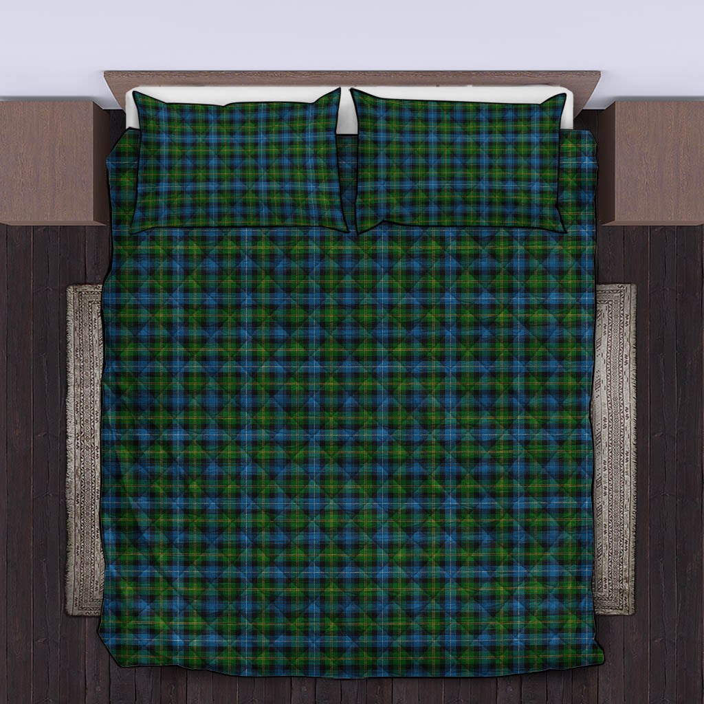 Dyce Tartan Quilt Bed Set King - Tartan Vibes Clothing