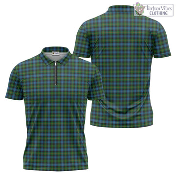 Dyce Tartan Zipper Polo Shirt