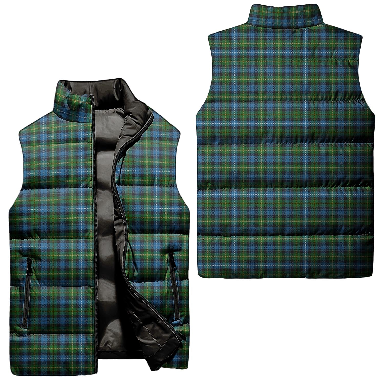 Dyce Tartan Sleeveless Puffer Jacket Unisex - Tartanvibesclothing