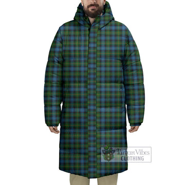 Dyce Tartan Long Down Jacket