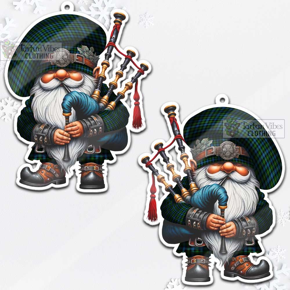 Dyce Tartan Bagpiper Gnome Christmas Ornament - Tartan Vibes Clothing