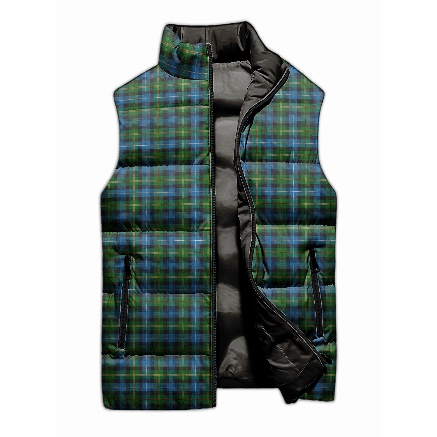 Dyce Tartan Sleeveless Puffer Jacket - Tartanvibesclothing