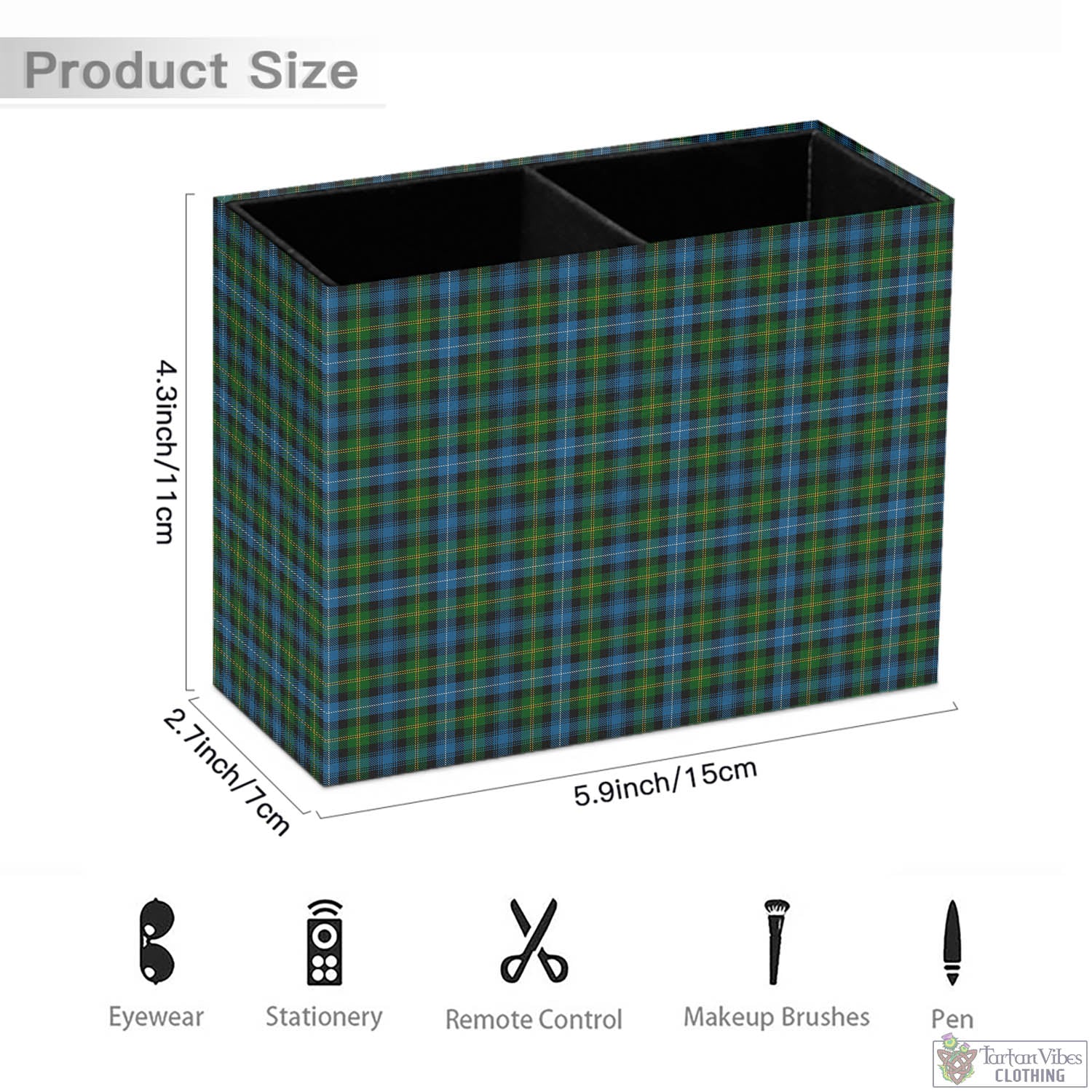 Tartan Vibes Clothing Dyce Tartan Pen Holder