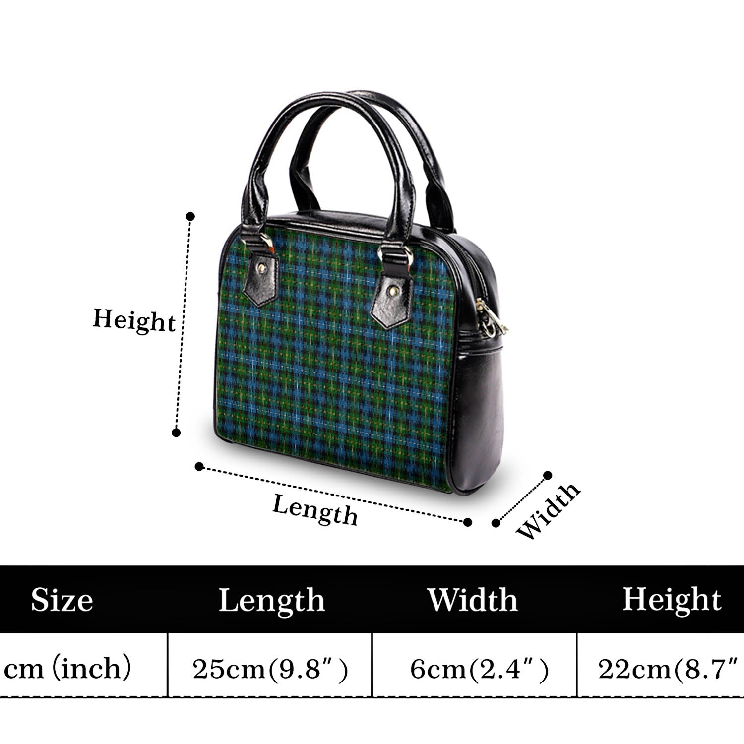 Dyce Tartan Shoulder Handbags - Tartanvibesclothing