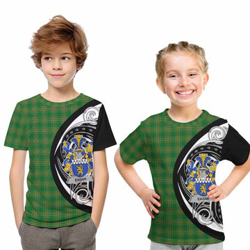 Eagar Irish Clan Kid T-Shirt Celtic Circle Style Youth XL Size14 - Tartan Vibes Clothing