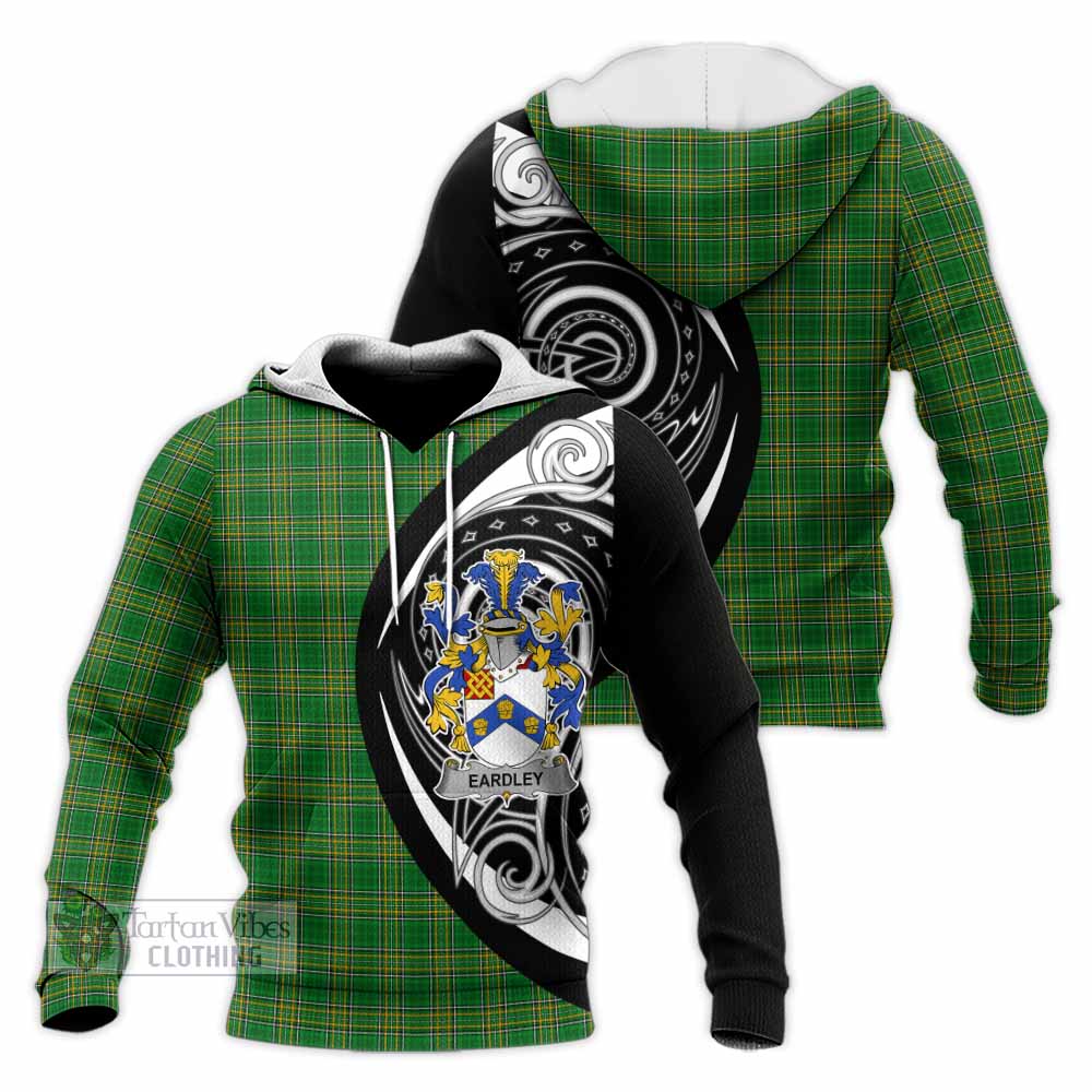 Eardley Irish Clan Knitted Hoodie Celtic Circle Style - Tartan Vibes Clothing