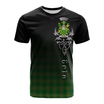 Eaton Irish Clan Cotton T-shirt with Coat of Arms Erin Go Bragh Celtic Inspired Kid's Shirt - Tartan Vibes Clothing