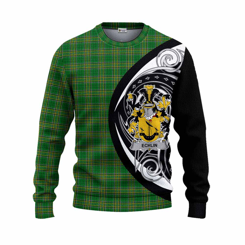 Echlin Irish Clan Knitted Sweater Celtic Circle Style Unisex - Tartan Vibes Clothing