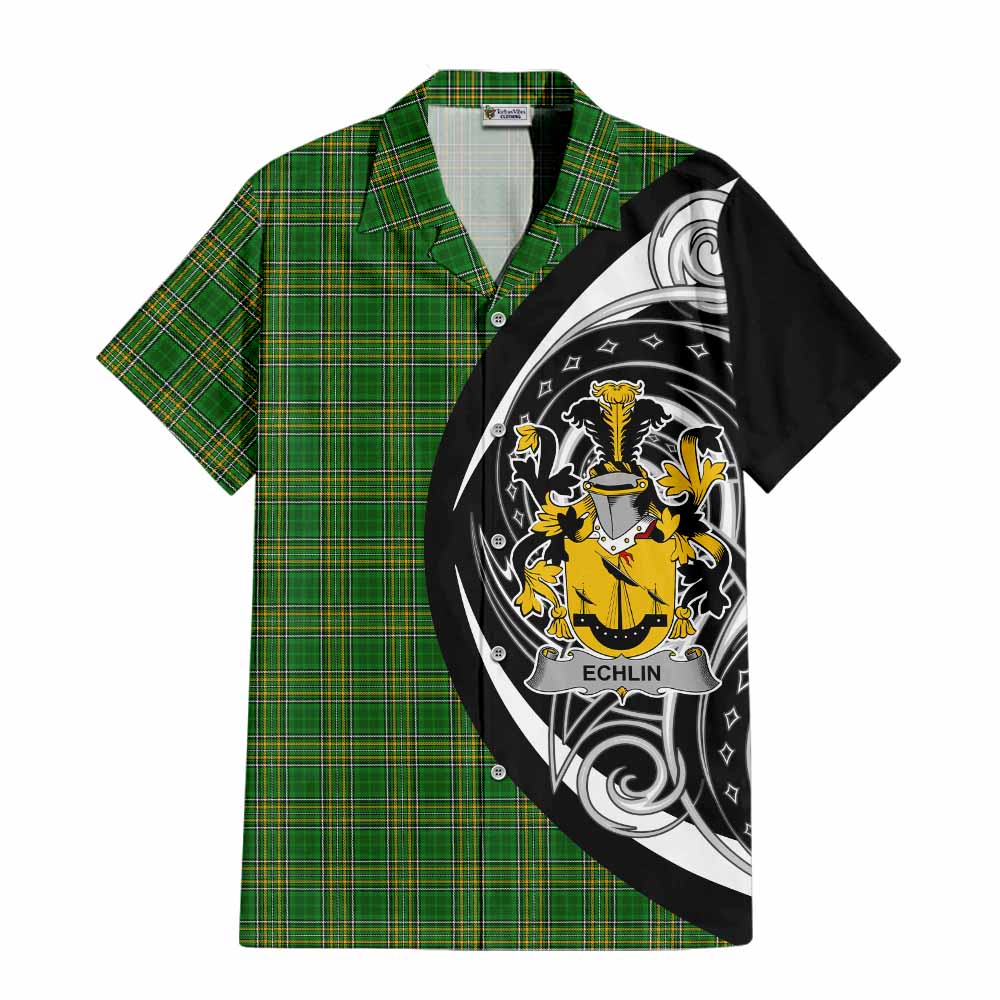 Echlin Irish Clan Hawaiian Shirt Celtic Circle Style Kid - Tartan Vibes Clothing