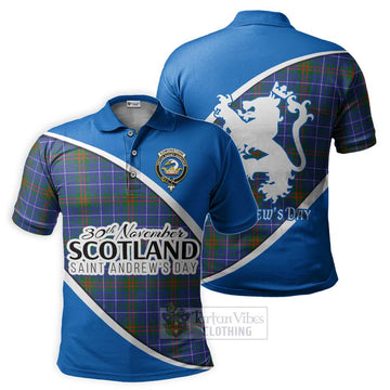 Edmonstone Family Crest Tartan Polo Shirt Celebrate Saint Andrew's Day in Style