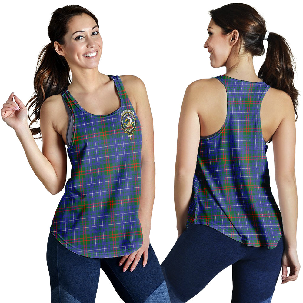 edmonstone-tartan-women-racerback-tanks-with-family-crest