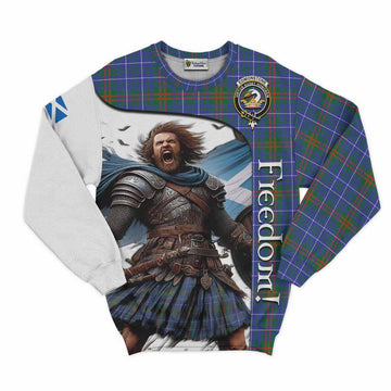 Edmonstone Crest Tartan Sweatshirt Inspired by the Freedom of Scottish Warrior