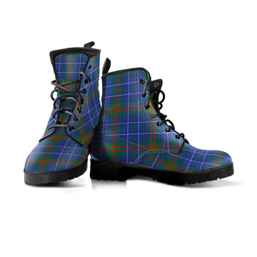 Edmonstone Tartan Leather Boots