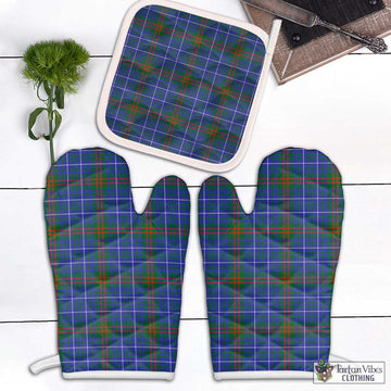 Edmonstone Tartan Combo Oven Mitt & Pot-Holder White - Tartan Vibes Clothing