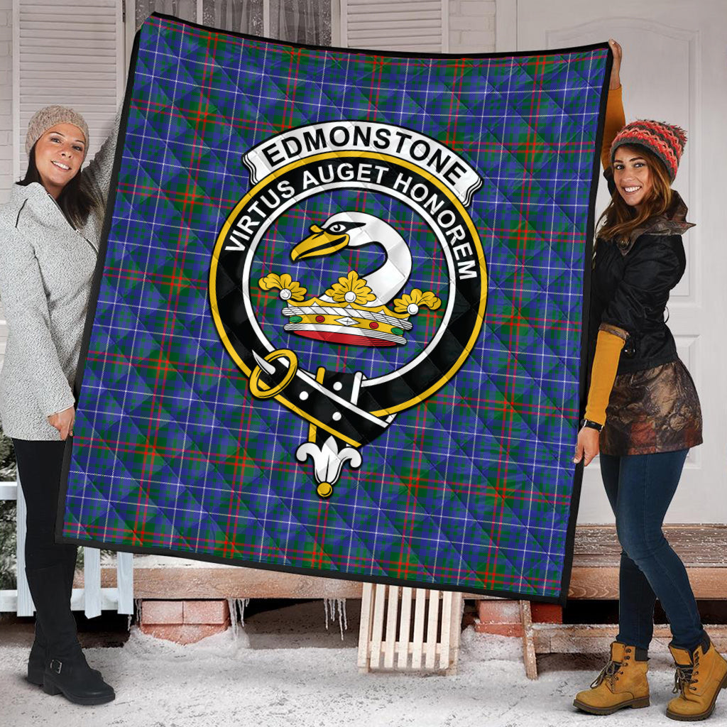 edmonstone-tartan-quilt-with-family-crest