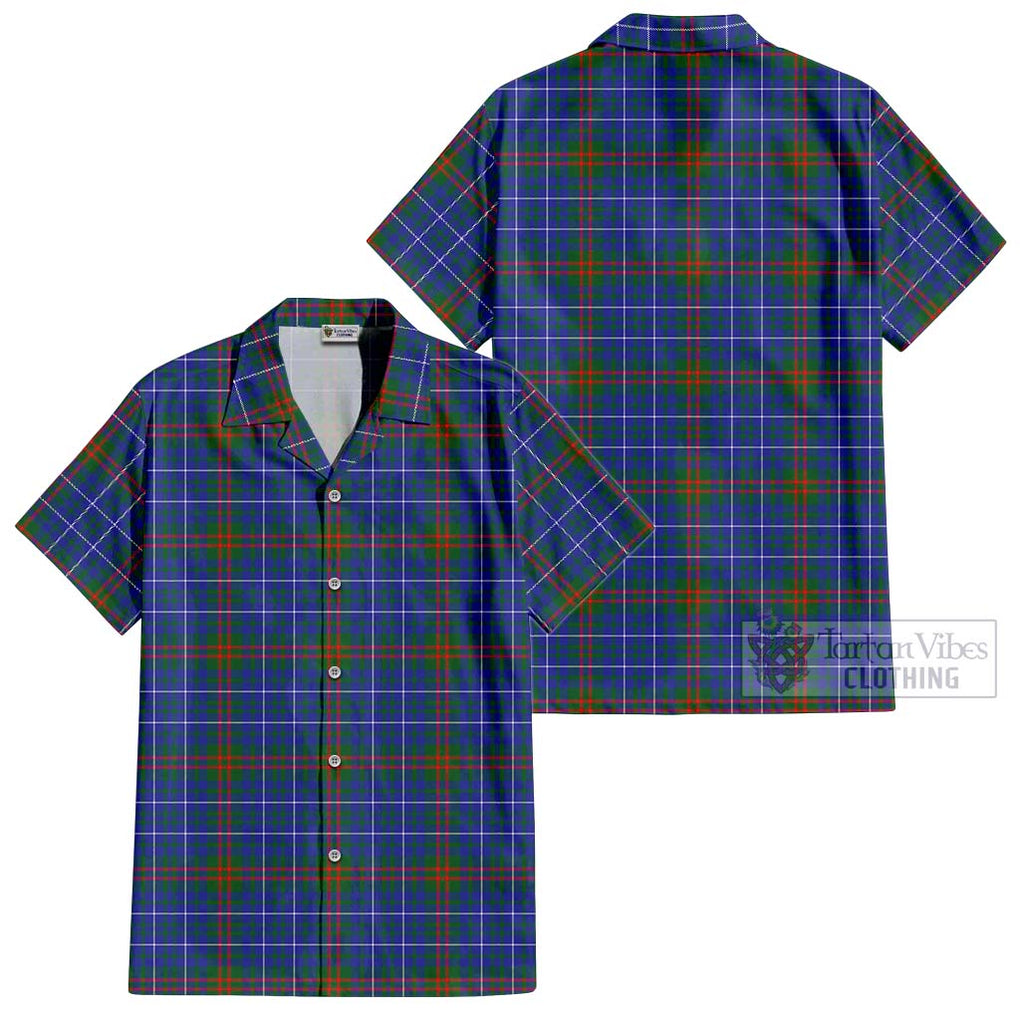 Edmonstone Tartan Cotton Hawaiian Shirt Kid - Tartanvibesclothing Shop