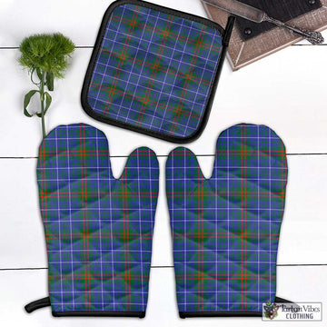 Edmonstone Tartan Combo Oven Mitt & Pot-Holder Black - Tartan Vibes Clothing