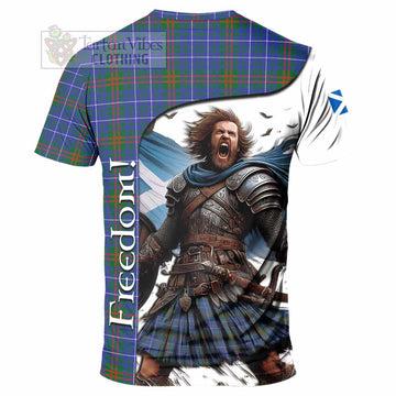 Edmonstone Crest Tartan T-Shirt Inspired by the Freedom of Scottish Warrior