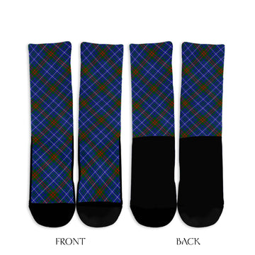 Edmonstone Tartan Crew Socks Cross Tartan Style