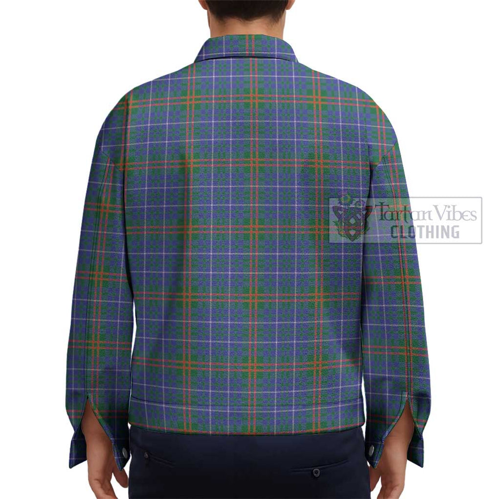 Edmonstone Tartan Unisex Lapel Cotton Jacket - Tartan Vibes Clothing