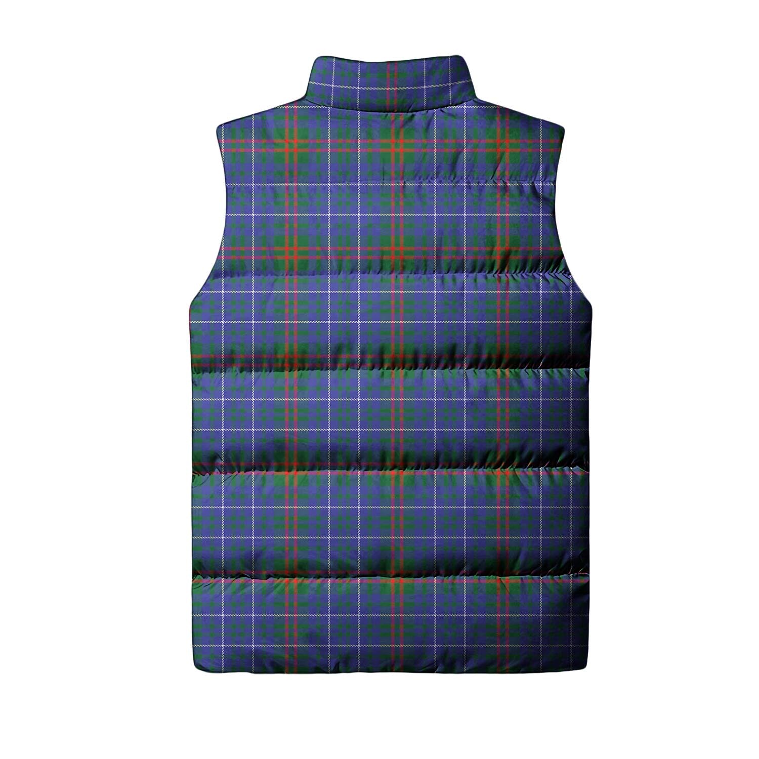 Edmonstone Tartan Sleeveless Puffer Jacket with Family Crest - Tartanvibesclothing