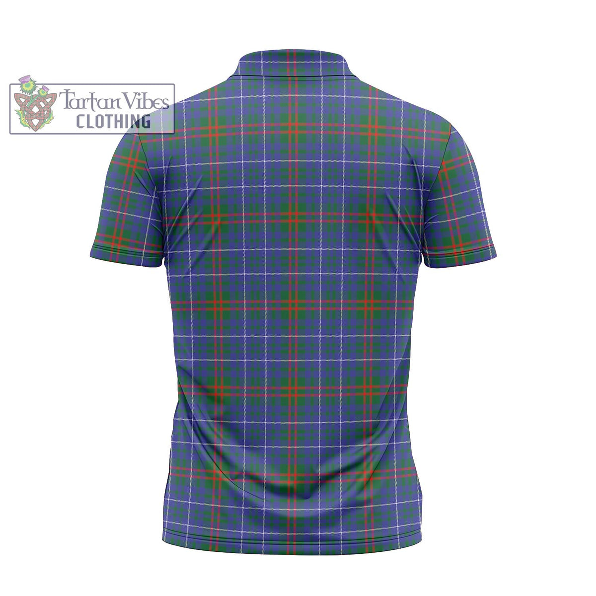 Edmonstone Tartan Zipper Polo Shirt - Tartan Vibes Clothing