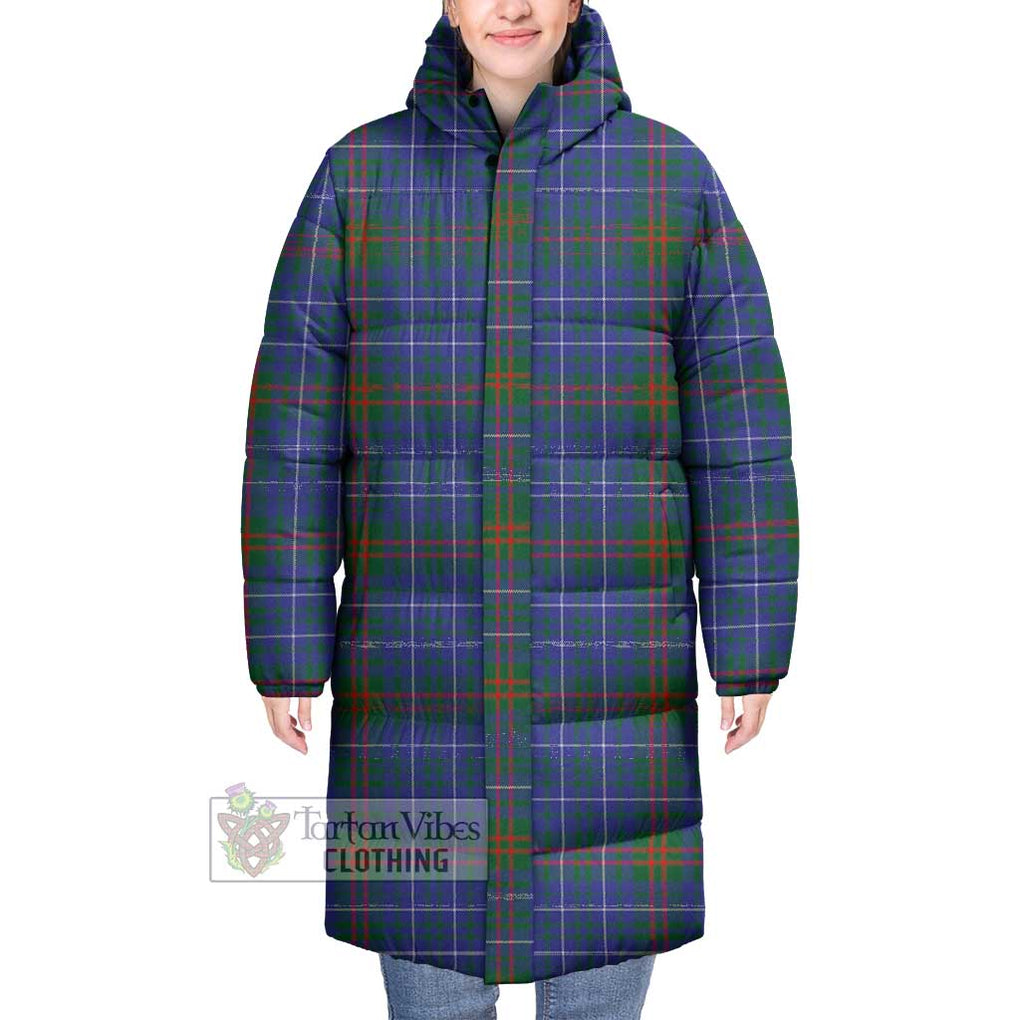 Tartan Vibes Clothing Edmonstone Tartan Long Down Jacket