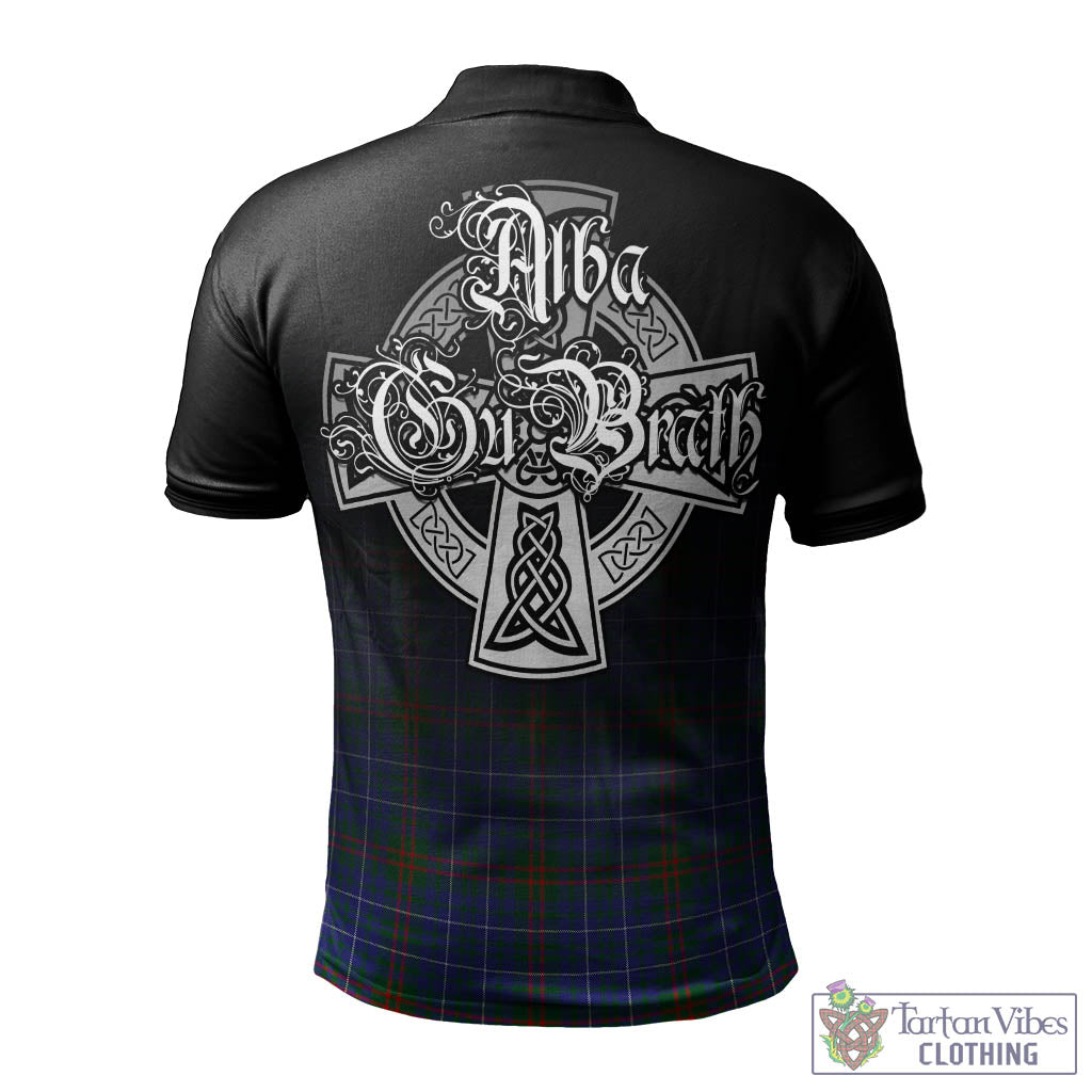 Tartan Vibes Clothing Edmonstone Tartan Polo Shirt Featuring Alba Gu Brath Family Crest Celtic Inspired