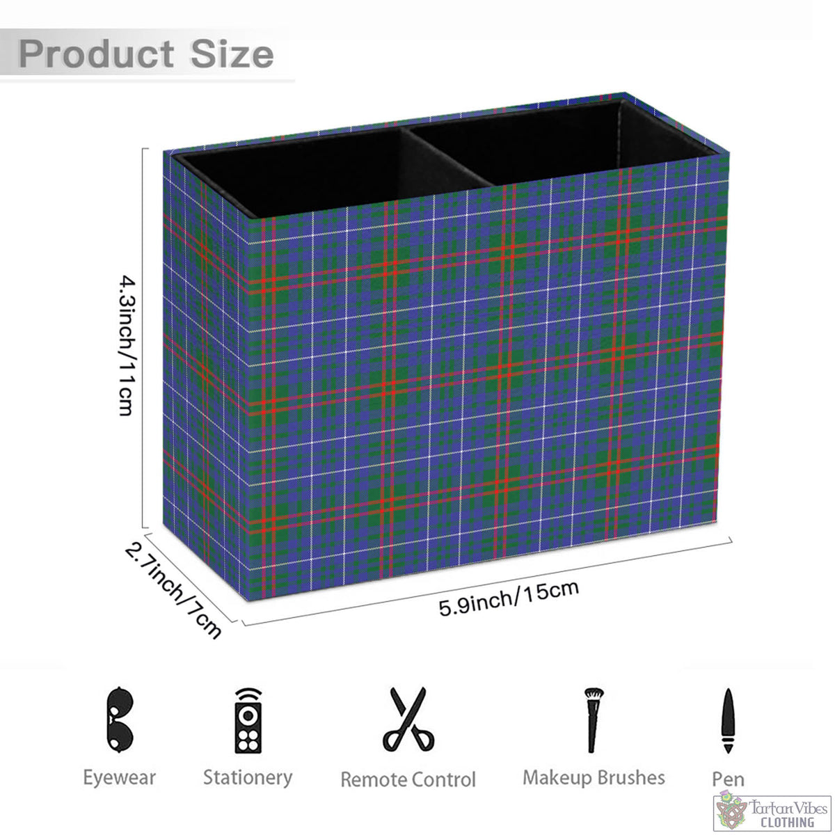 Edmonstone Tartan Pen Holder - Tartan Vibes Clothing