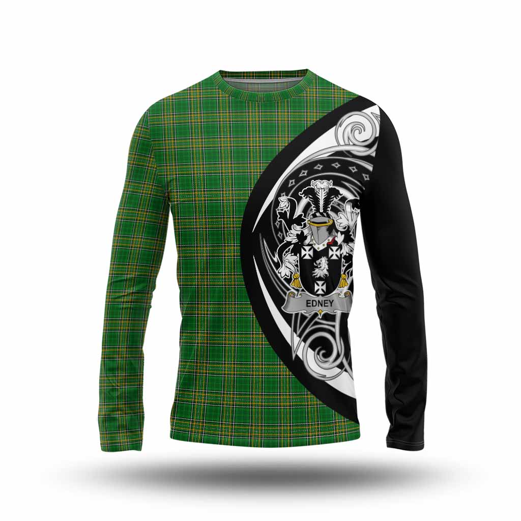 Edney Irish Clan Long Sleeve T-Shirt Celtic Circle Style Unisex - Tartan Vibes Clothing