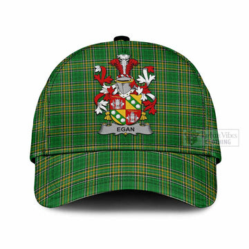 Egan Irish Clan Tartan Classic Cap with Coat of Arms