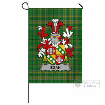 Egan Irish Clan Tartan Flag with Coat of Arms